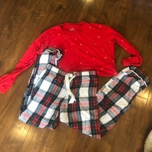 Victoria’s Secret Plaid PJ bundle
